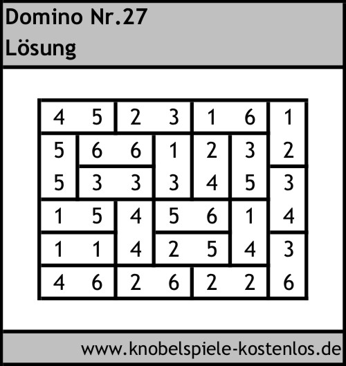Lösung Domino