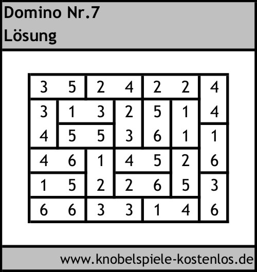 Lösung Domino