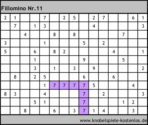 Fillomino kostenlos