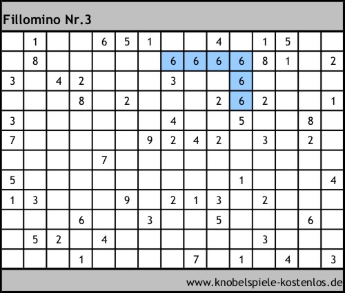 Fillomino kostenlos