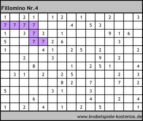Fillomino kostenlos