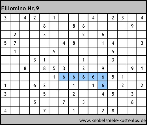 Fillomino kostenlos