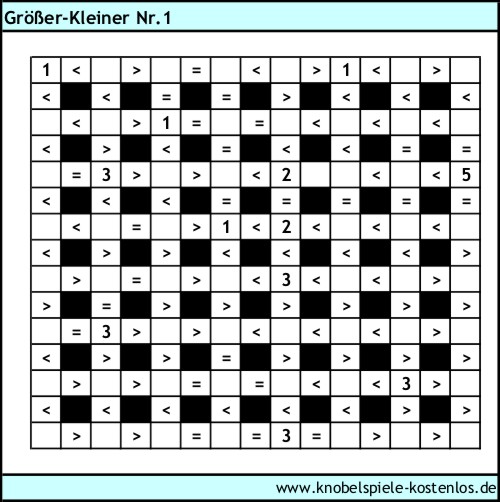 Größer-Kleiner kostenlos