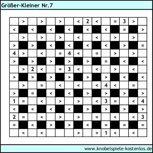Größer-Kleiner kostenlos