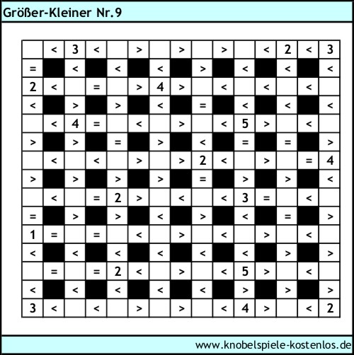 Größer-Kleiner kostenlos