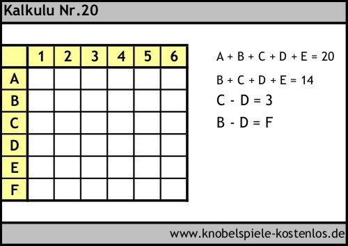 Kalkulu kostenlos