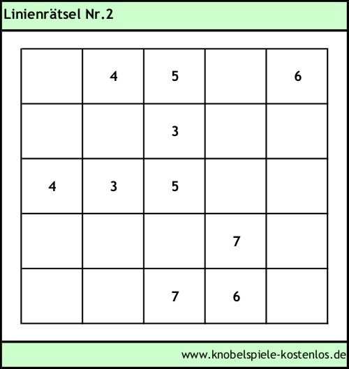 Linienrätsel kostenlos