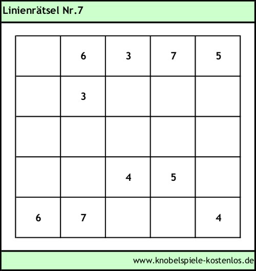 Linienrätsel kostenlos