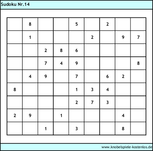 Sudoku kostenlos