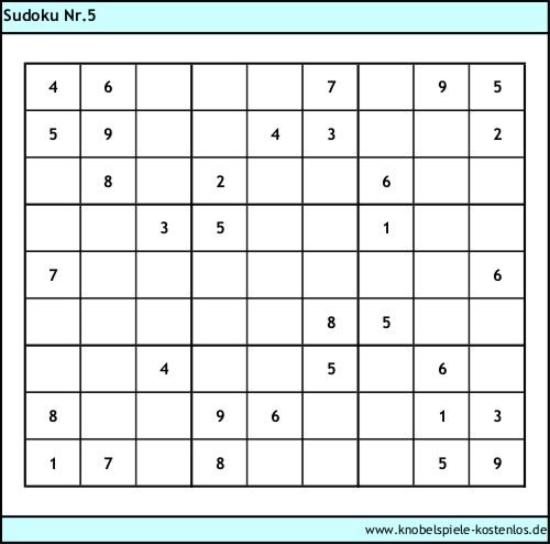 Sudoku kostenlos