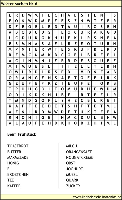 Wörter suchen kostenlos